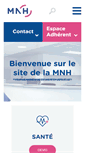 Mobile Screenshot of mnh.fr