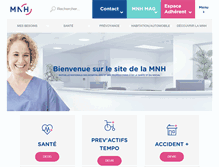Tablet Screenshot of mnh.fr